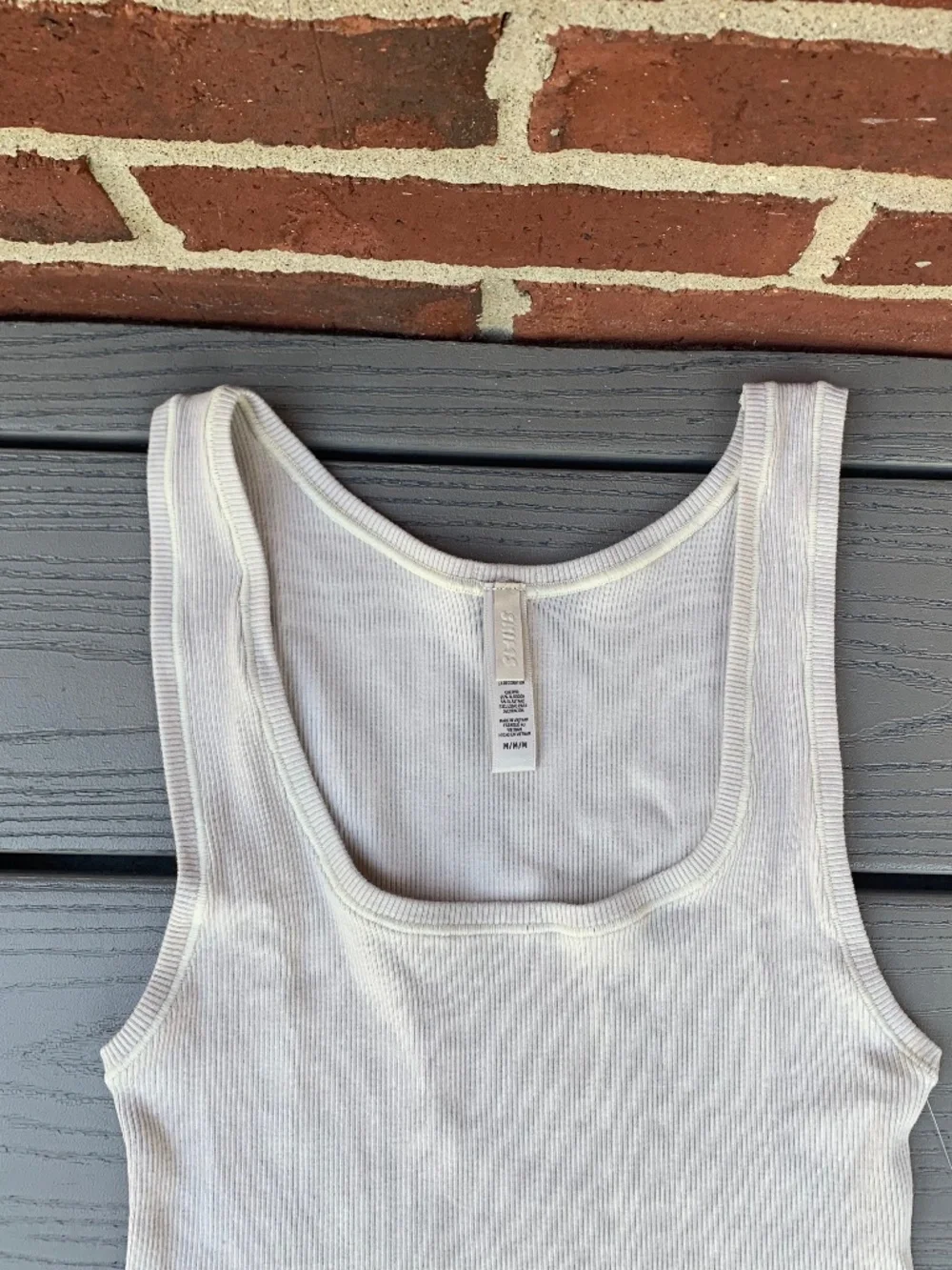 SKIMS Stretch Cotton Rib Tank Set - Picture 3 of 11